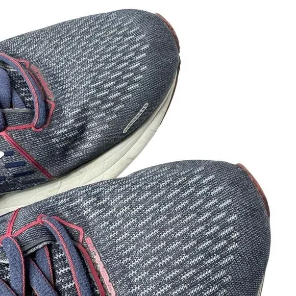 Brooks Adrenaline GTS 21 blue and red running shoes size 9 - Picture 12 of 14